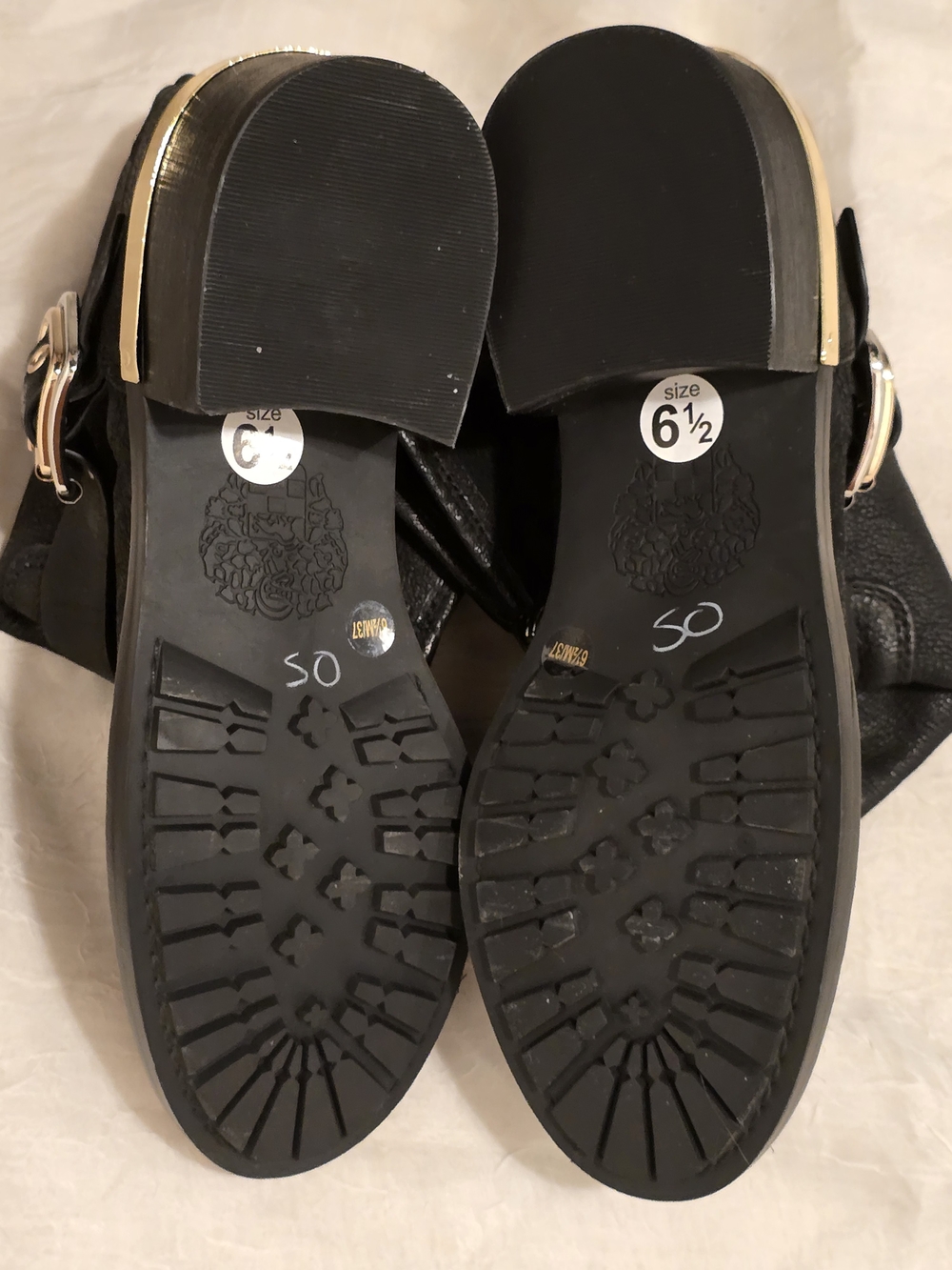 Vince Camuto Black Windy Moto Boots - Picture 3 of 3